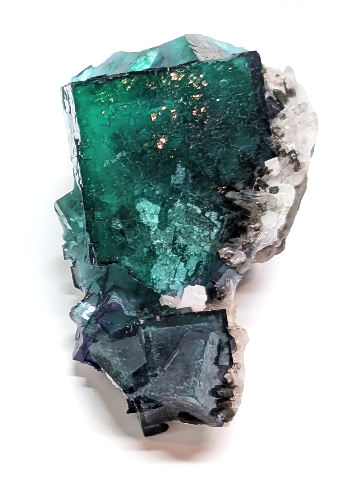 Fluorite – Singular Deep Forest-Green Masterpiece from Small Pocket