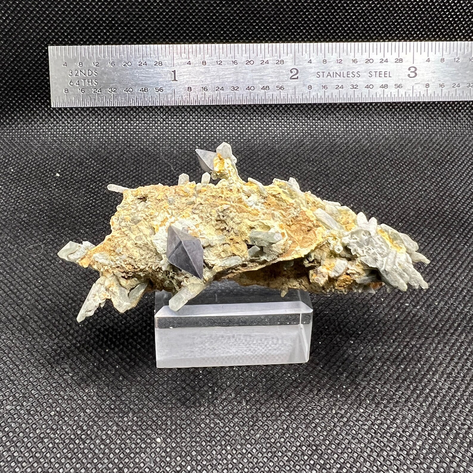 Anatase on Chlorite-Coated Quartz – Well-Formed, Gemmy, Bipyramidal Crystals