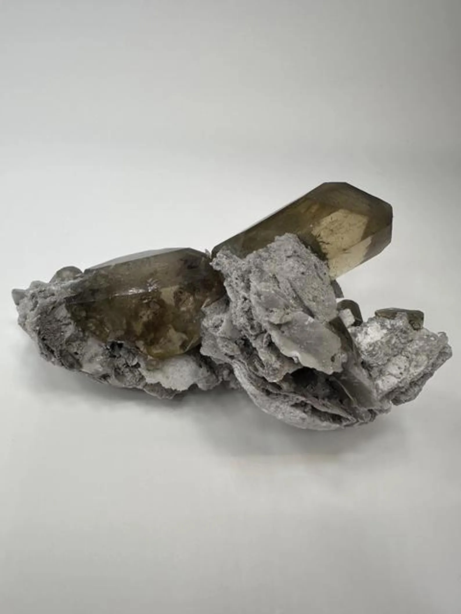 Barite – Gem-Clear Honey-Colored Tabular Crystal Cluster