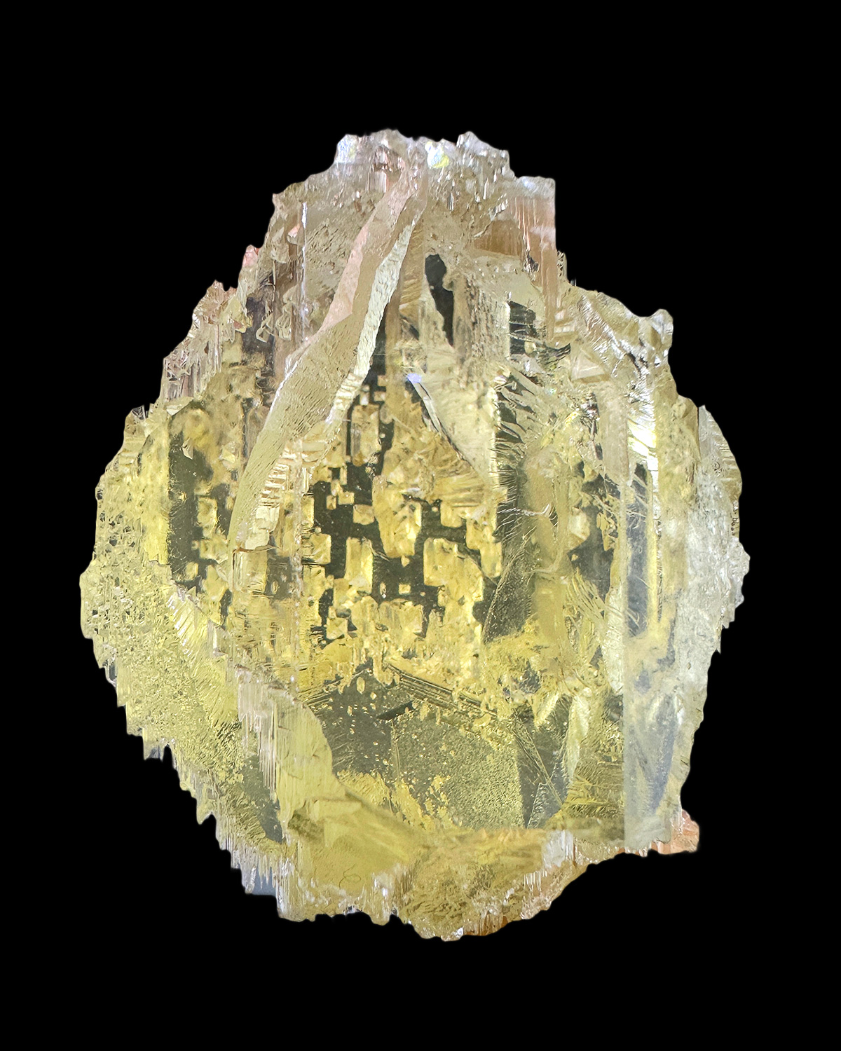 Baryte – Exceptionally Gemmy Naturally Etched Crystal from the 2025 Portal Pocket