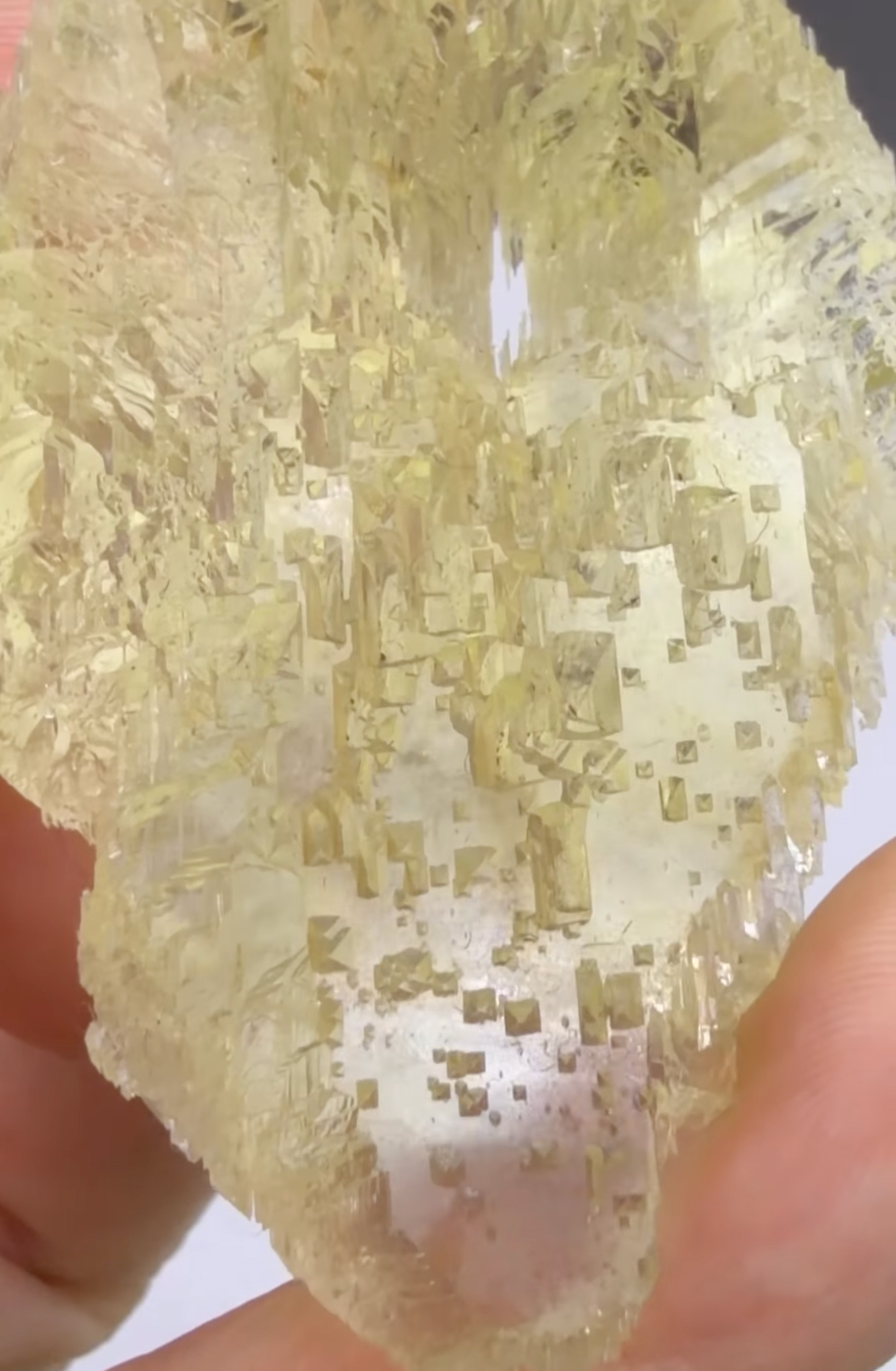 Baryte – Complete Double-Terminated Floater with Exceptional Gemminess and Natural Etching