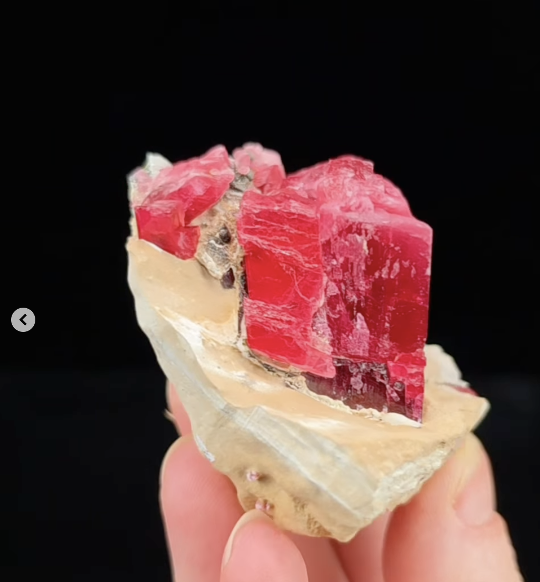 Rhodonite - Cherry Red Focal Crystal on Matrix, Structurally Fine Locality Specimen
