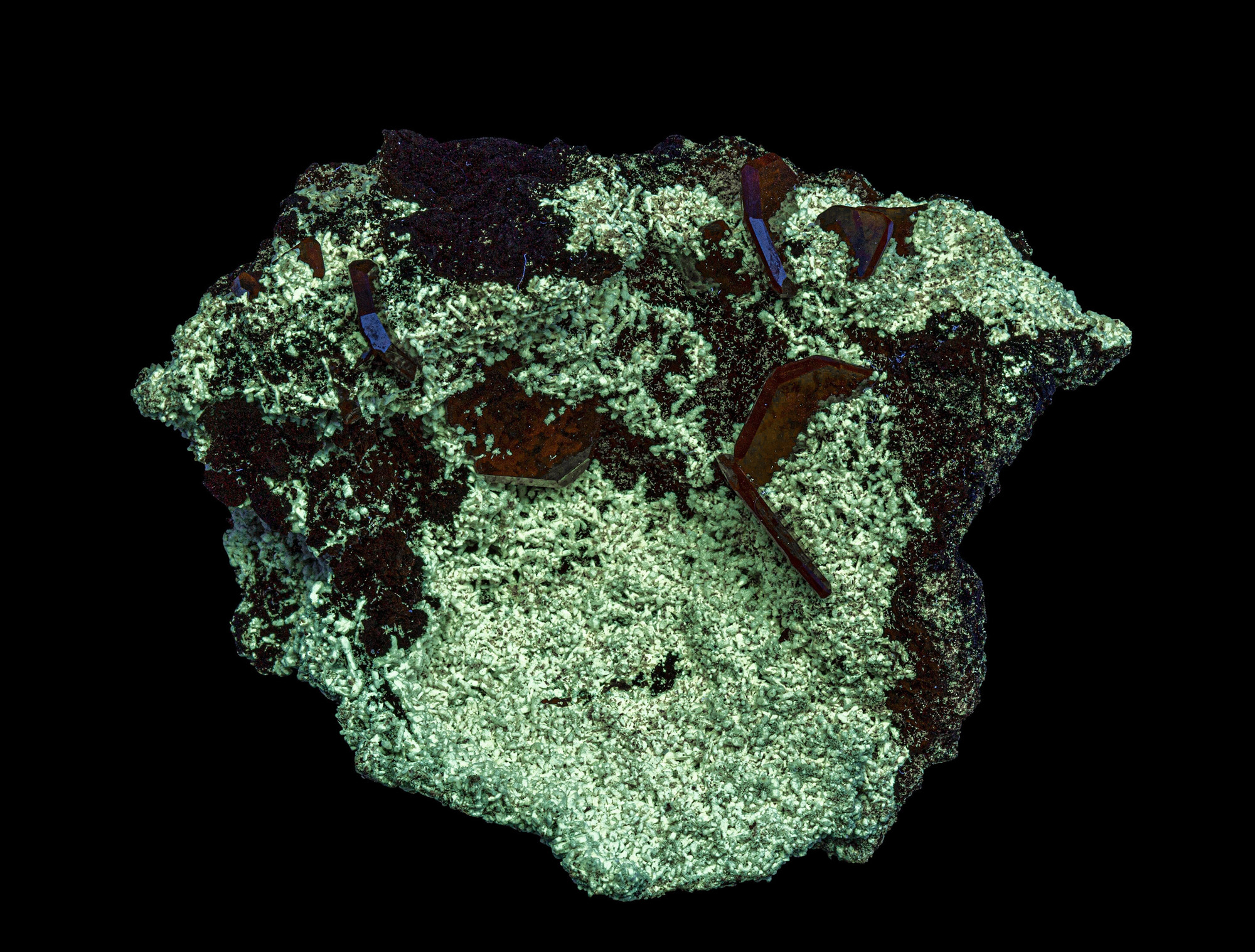 Gem Orange Wulfenite on Matrix