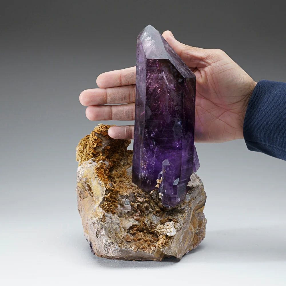 Large Brandberg Amethyst on Matrix