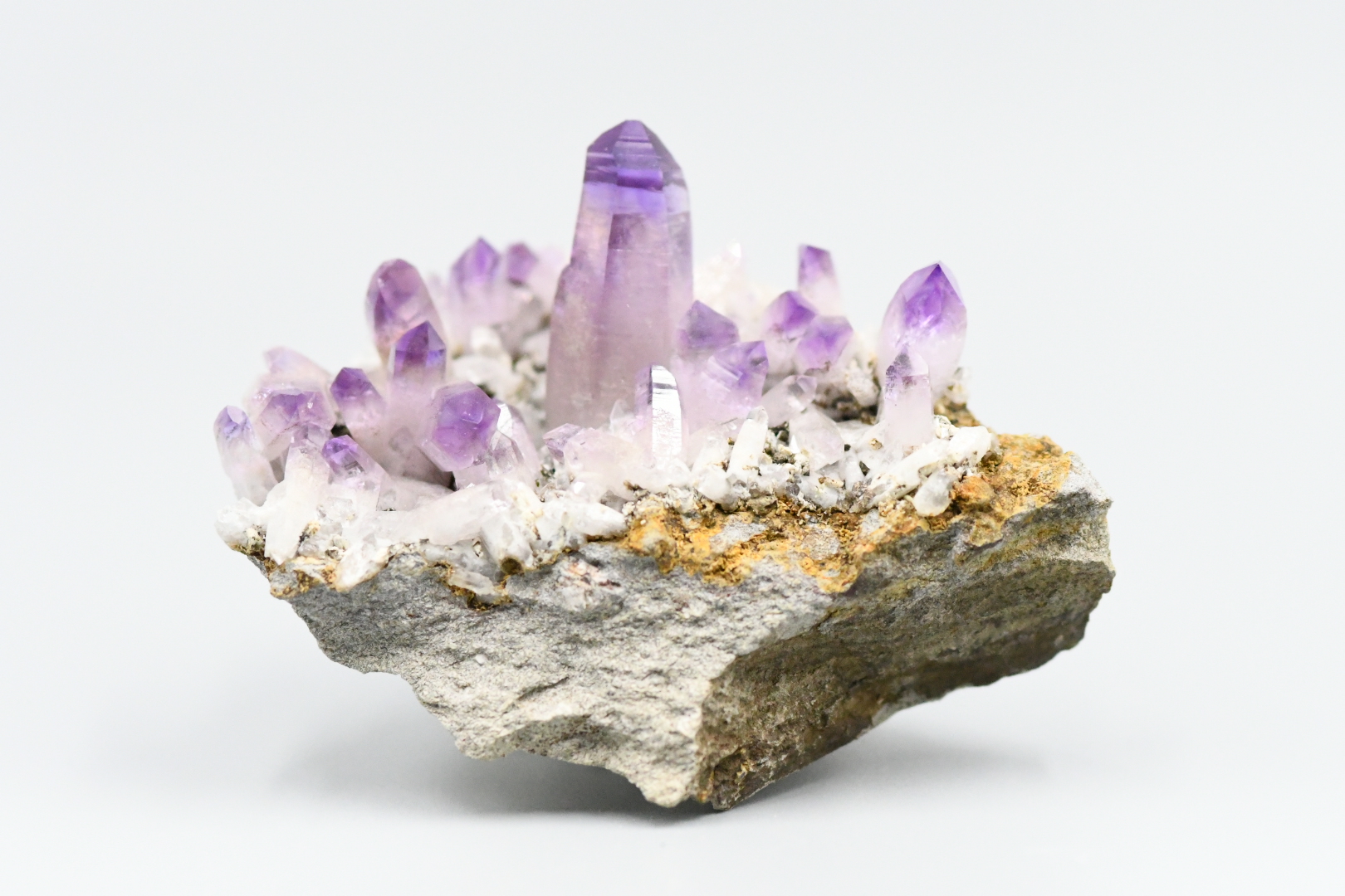 Amethyst Crystal Cluster with Centered Termination - Veracruz