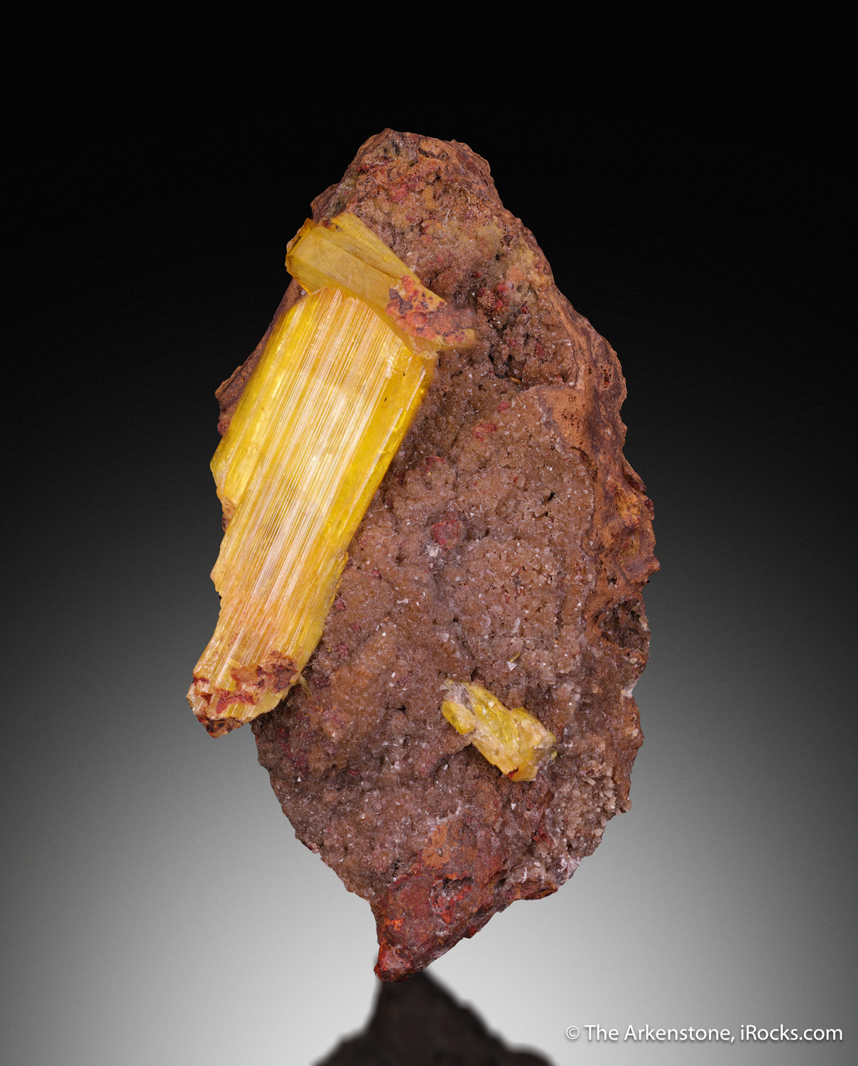 Legrandite - Exceptional Single-Crystal with Perpendicular Accent
