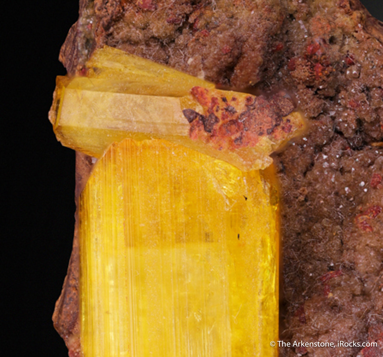 Legrandite - Exceptional Single-Crystal with Perpendicular Accent