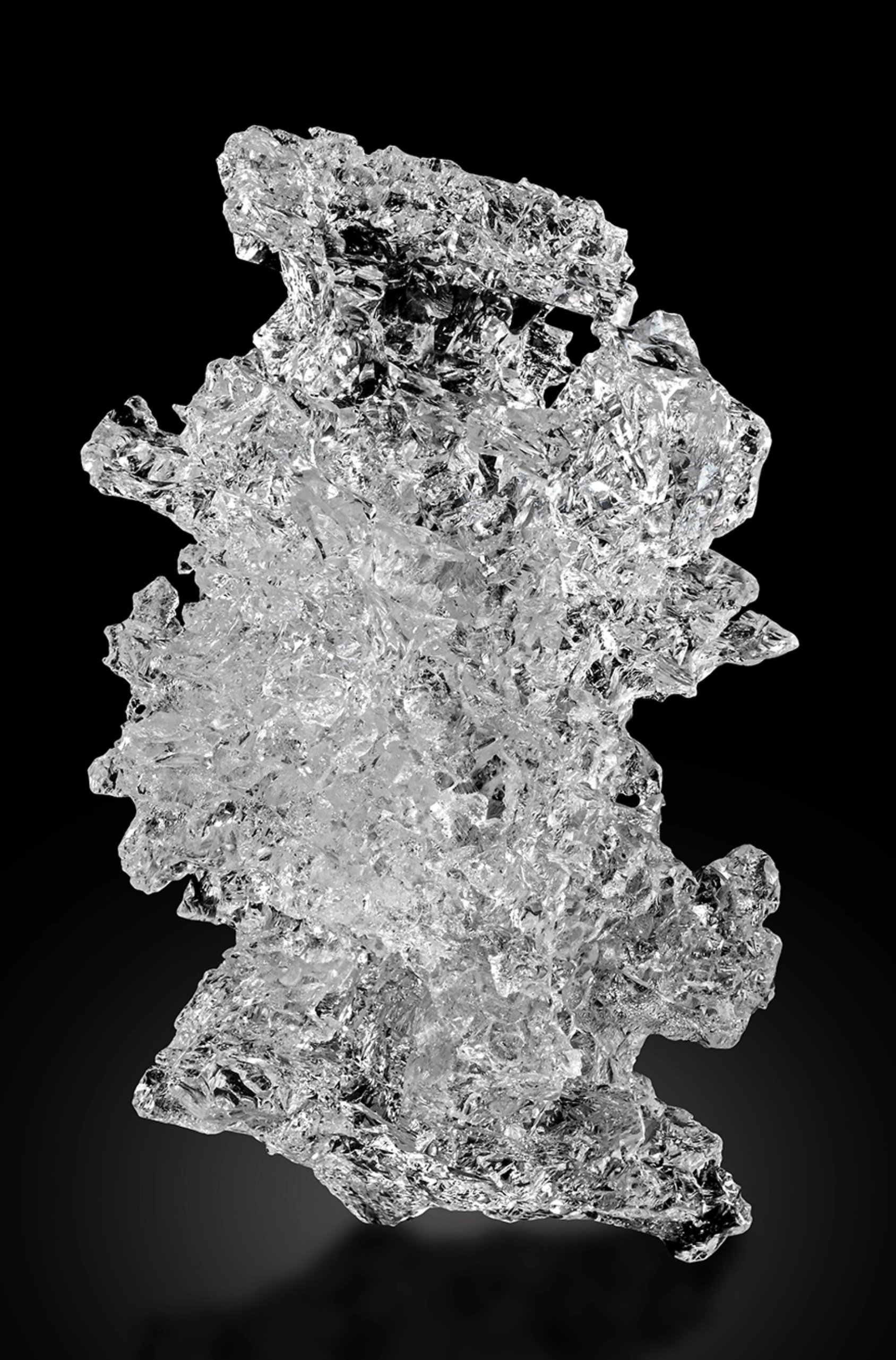 Pollucite - Ice-Clear Etched