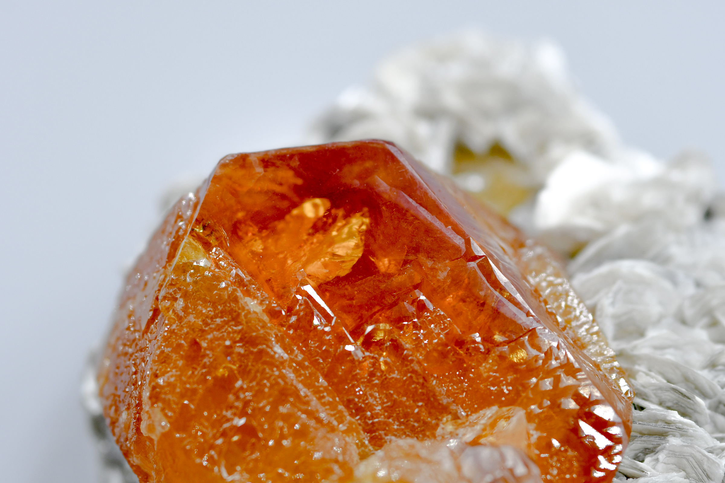 Gem Scheelite on Muscovite - Red Pocket