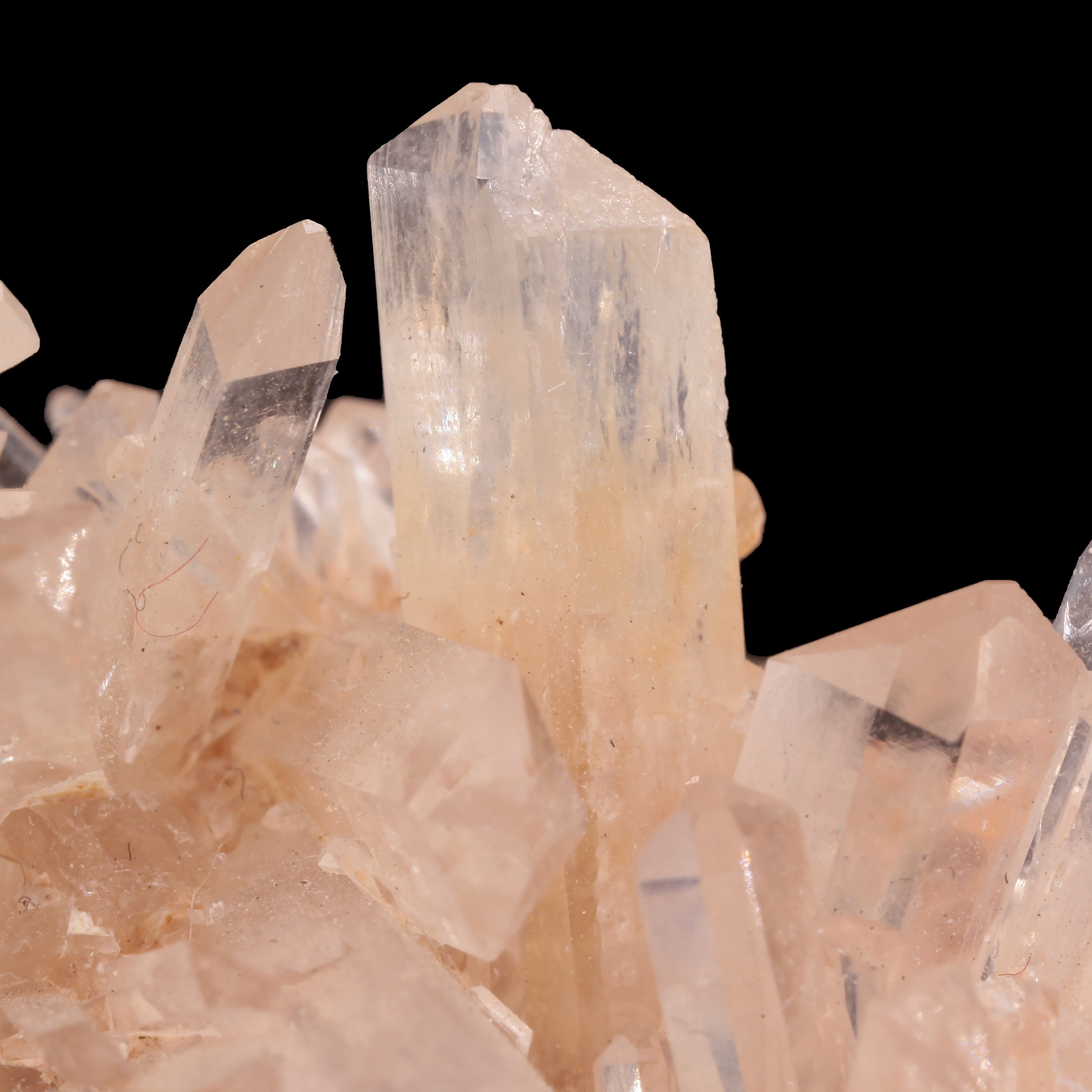 Creedite - Radiating Peach Crystals